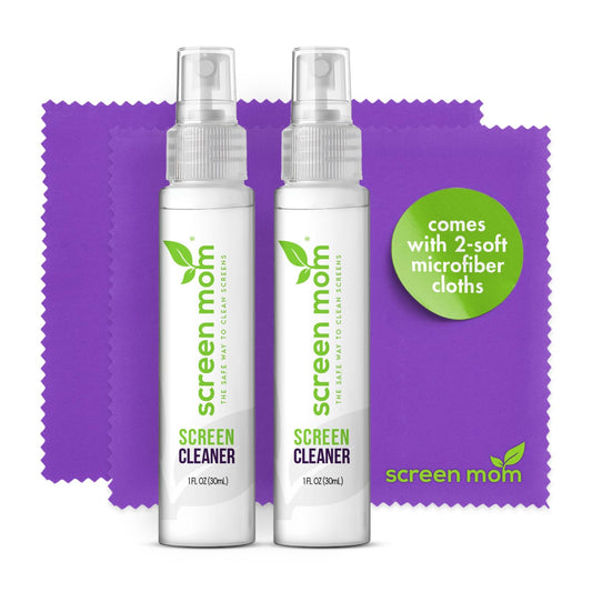 Screen Mom 1oz Screen Cleaner Spray 2 Pack - for Laptop, Computer Monitor, Ph...