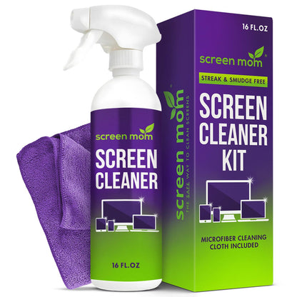 Screen Cleaner Kit - Best LED & LCD TV, Computer Monitor, Laptop iPad Screens...