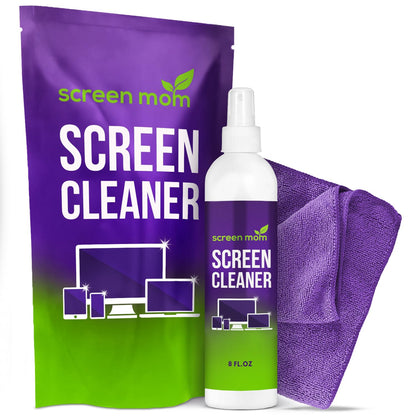 Screen Mom Screen Cleaner Kit - Best for LED & LCD TV, Computer Monitor, Phon...