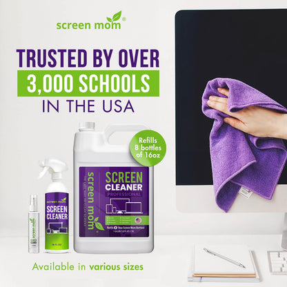 Screen Cleaner Kit - Best LED & LCD TV, Computer Monitor, Laptop iPad Screens...